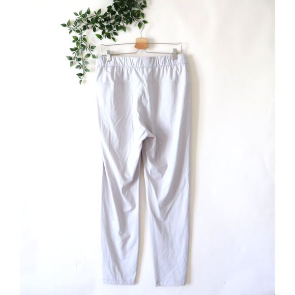 NEW CRZ YOGA Women's Gray Slim Leg Elastic Waistband Activewear Pants Size 14 - Picture 3 of 4